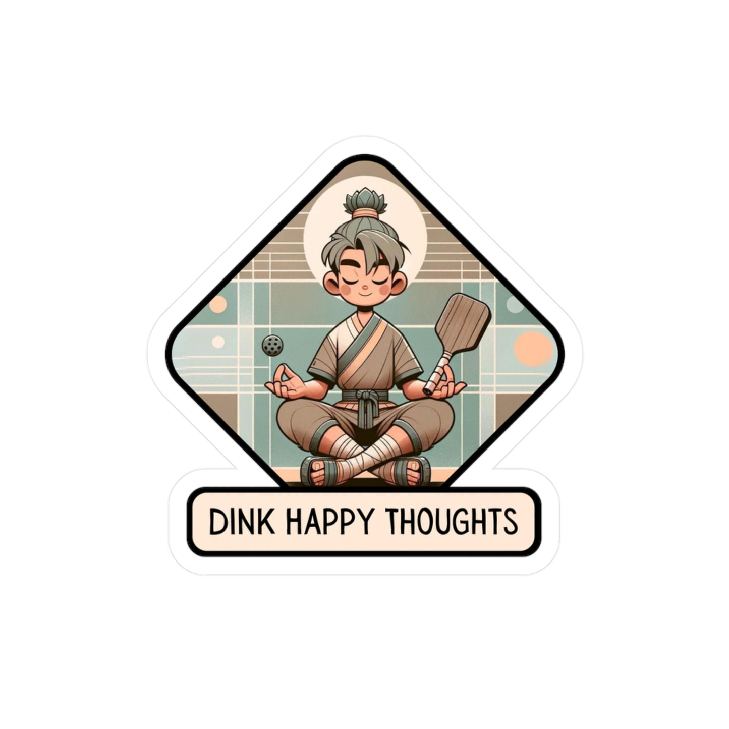 Dink Happy Thoughts Manga Vinyl Decal