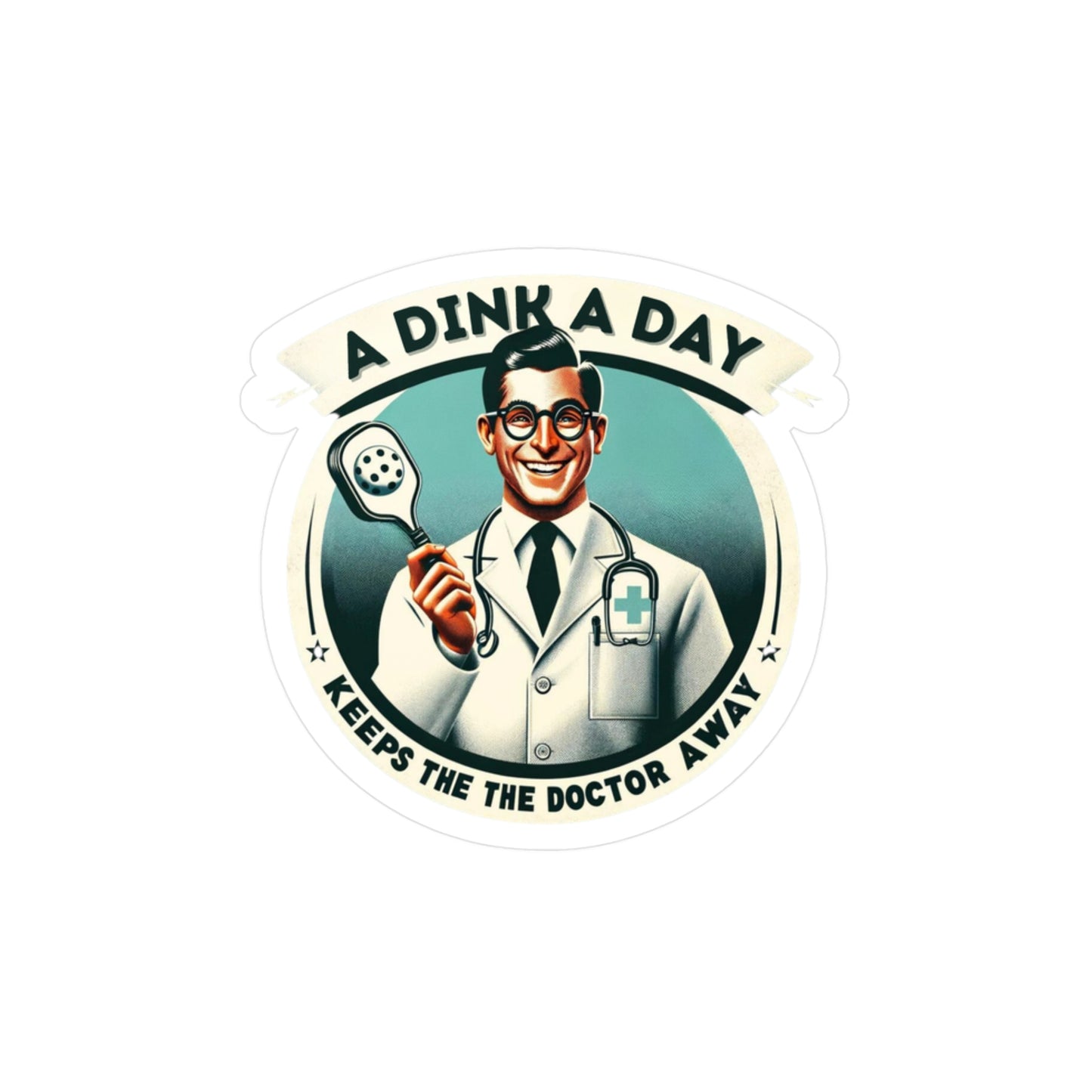 A Dink a Day Keeps the Doctor Away Vinyl Decal