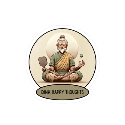 Dink Happy Thoughts Wise Man Vinyl Decal